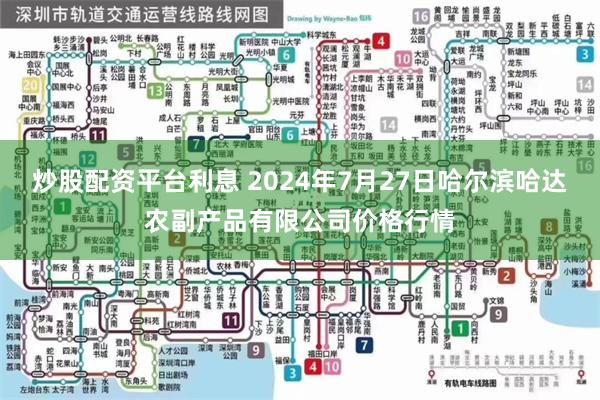 炒股配资平台利息 2024年7月27日哈尔滨哈达农副产品有限公司价格行情