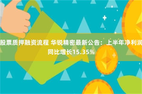 股票质押融资流程 华锐精密最新公告：上半年净利润同比增长15.35%