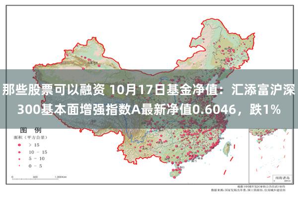 那些股票可以融资 10月17日基金净值：汇添富沪深300基本面增强指数A最新净值0.6046，跌1%