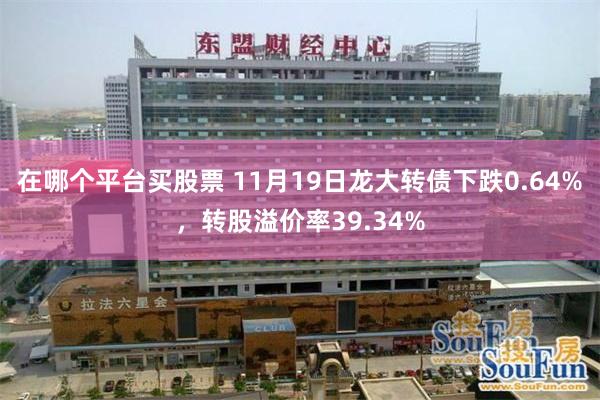 在哪个平台买股票 11月19日龙大转债下跌0.64%，转股溢价率39.34%