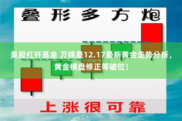 美股杠杆基金 万锦晟12.17最新黄金走势分析，黄金横盘修正等破位！